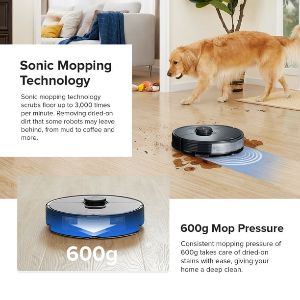 Diagnosticar Legado Soleado Roborock® S7 Plus-BLK Robot Vacuum and Sonic Mop with Auto-Empty dock, Ultrasonic Carpet Detection, Multi-surface - Walmart.com Diagnosticar Legado Soleado Roborock® S7 Plus-BLK Robot Vacuum and Sonic Mop with Auto-Empty dock, Ultrasonic Carpet Detection, Multi-surface - Walmart.com