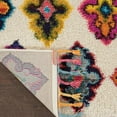 thumbnail image 5 of Nourison Moroccan Casbah 2'2" x 4' (2' X 4') Ivory/Multicolor Area Rug Boho Transitional Damask by Nourison, 5 of 8