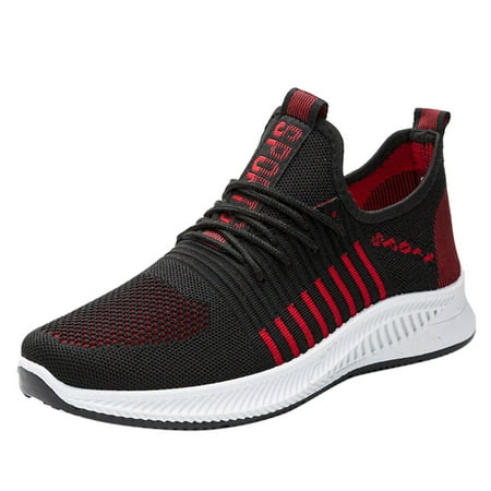 

ZMHEGW Couple Outdoor Mesh Casual Run Shoes Lace-Up Breathable Mountaineering Sneakers