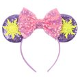 thumbnail image 1 of Diadema de corona con purpurina para niña, tocado de princesa para fiesta, diadema con orejas de ratón y lentejuelas, accesorios para el cabello, Boutique para Mujer, 1 of 3