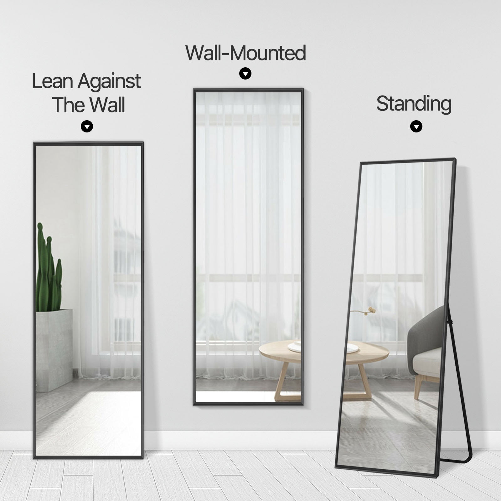 MAYEERTY 51x31 Wall Mounted Vanity Mirror Modern Bathroom Vanity Mirror for Bedroom