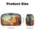 thumbnail image 5 of Lasser Bairam Travel Organizer Oxford Cloth Waterproof Storage Pouch Hard Drive Bags Computer Cable Organizer Power Plug Travel Organizer Small 5.9x9.44x3.14 in, 5 of 6