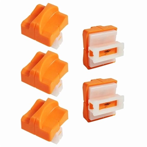 Liyquint 5 Pcs Paper Cutter Replacement Blades, Safety Design for A4 Paper Trimmer, Office & DIY Craft Cutting Tools