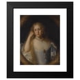 thumbnail image 2 of John Michael Wright 12x14 Black Modern Framed Museum Art Print Titled - Portrait of a Lady, 2 of 5