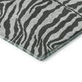 thumbnail image 4 of Addison Rugs Mayfield Washable Animal Skin Pattern Zebra Gray Rectangle Rug, 1'8" x 2'6", 4 of 5