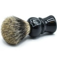 thumbnail image 3 of Parker Safety Razor "Long Loft" 100% Pure Badger Bristle Shaving Brush with Ebony Handle & Free Stand, 3 of 3