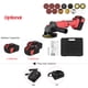 thumbnail image 4 of Kit de herramientas de amoladora angular eléctrica a batería Batería de litio portátil Máquina amol Tomshoo  Amoladora angular, 4 of 7