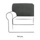 thumbnail image 3 of Funda para respaldo de sofá Bewildely elástico poliéster Decoración del hogar gris oscuro, 3 of 6