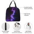 thumbnail image 4 of Disketp Purple And Blue Nebula Bolsa Térmica para Almuerzo para Hombre y Mujer, Ideal para Trabajo, Senderismo y Picnic, 4 of 8