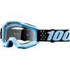 100% Accuri Taichi MX Offroad Goggles Black/Light Blue/Clear Lens