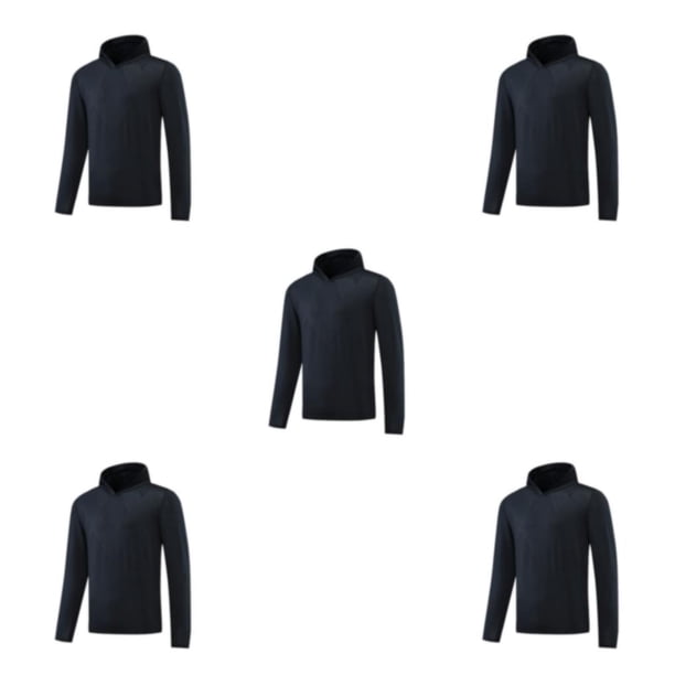 Jumpingount Sudadera Con Capucha De Manga Elegante Y Cómoda - Mezcla De Moda Y Funcionalidad Sudadera Con Capucha De Manga Casual negro Type2 NO2
