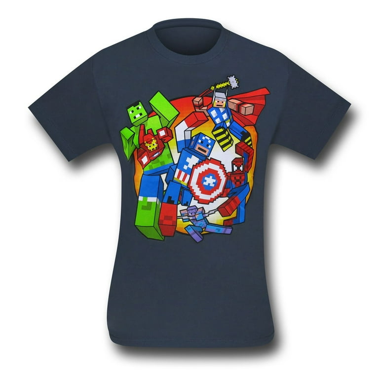 Marvel Heroes Digi-Battle T-Shirt-Men's Large