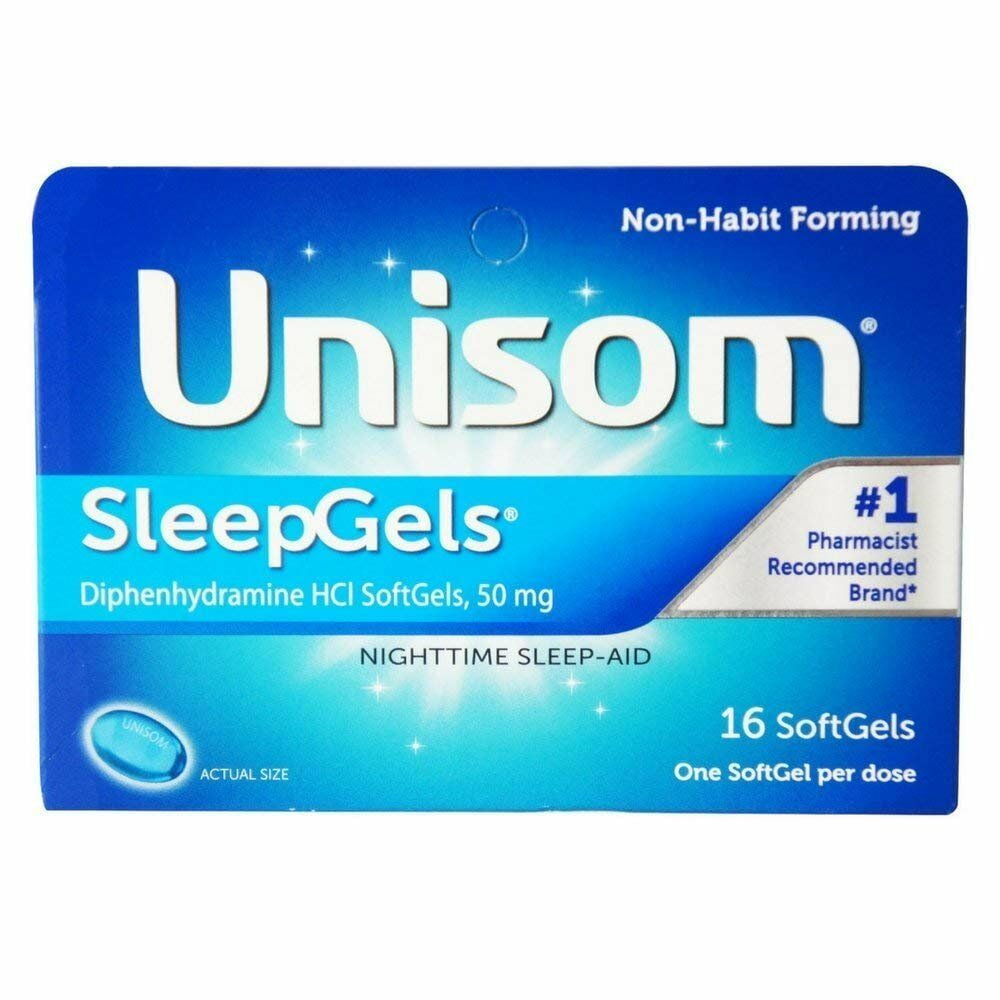 Unisom SleepGels 16 Caps Pack of 6