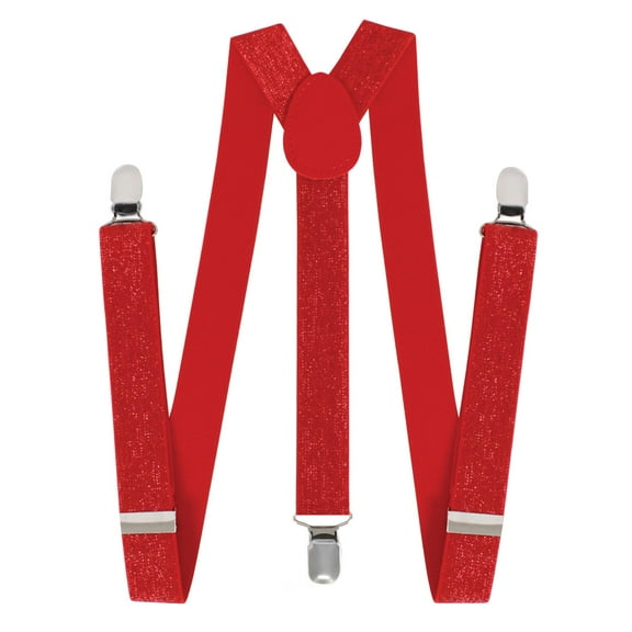 UNDERWRAPS Adults Sexy Red Suspenders - Suspenders for Men and Women, Unisex Suspenders, Boys and Girls Accessories, Halloween Fashion Outfit Gifts (OS)