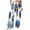 Multicolor 01, variant on Wide Leg Cotton Pants for Women with Pockets Fashion Floral Graphic Print Drawstring Palazzo Lounge Beach Sweatpants (5XL, Blue 01)