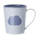 thumbnail image 1 of Vaso para cepillo de dientes, vaso de baño reutilizable con patrón nublado, 400 ml, gran capacidad Gris, 1 of 9