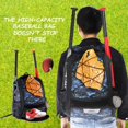 thumbnail image 4 of WOLT | Youth Baseball Bag Backpack--Youth Boys Equipment Oxford Fabric - New Camoblue, 4 of 8
