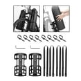 thumbnail image 3 of Ximing Bike Cargo Cage Water Bottle Holder with Fixing Straps Bike Front Fork Cage Bike Front Rack Carrier for Mountain Bike Touring 2 Set, 3 of 10