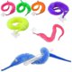 thumbnail image 1 of Set Of 12 Magic Twisty Wiggly Worms Toy Fuzzy Plush Stress Relief Fidget Fiddle Toys - Autism Special Needs Asd Sen, 1 of 5