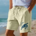 thumbnail image 3 of CHENge Mens Swimming Trunks Slim Fit Tropical Print Quick-Dry Patriotic Swimming Trunks with Pockets Upf 50+ Sun Protection Fishing Shorts for Men, 3 of 5