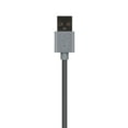 thumbnail image 2 of AT&T PVLC10-GRY PVC Charge and Sync Lightning Cable, 10 Feet (Gray), 2 of 3