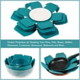 thumbnail image 6 of Qiangzon Set of 12 Non-Slip Pot and Pan Protector Pads - 3 Sizes Heavy Duty Polyester Pan Dividers for Stacking Cookware, Skillets, Bakeware, Scratch Prevention & Easy Cleaning 12X Protective Pad, 6 of 6