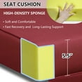 thumbnail image 4 of ATR ART to REAL Outdoor Replacement Cushion for Recliner, 5.5”Thick, Removable Washable Cover, Water Resistant, Red, 4 of 9