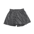 thumbnail image 6 of Miluxas Women's Sequin Skirt Sparkle Stretchy Bodycon Mini Skirts Party Club Short Dress with shorts Silver, 6 of 6
