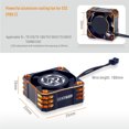 thumbnail image 4 of Radiador de ventilador de refrigeración de Motor sin escobillas 540 550 para coche 1/8 1/10 1/12 HSP HPI RC Tmvgtek libre de BPA, 4 of 9