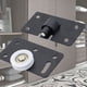 thumbnail image 4 of Billuyoard 4 piezas de acero laminado en frío duradero y fuerte para puertas y cajones equipados con tope limitador de amplia aplicación Decoración del hogar, 4 of 6