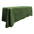 thumbnail image 1 of LA Linen TCBurlap90x156-GreenHunter Rectangular Dyed Natural Burlap Tablecloth, Hunter Green - 90 x 156 in., 1 of 1