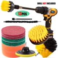 thumbnail image 2 of Juego de cepillos de limpieza de taladro eléctrico de 13 piezas para superficies de baño Ducha Azulejo Lechada Piso Superficie de cocina Cepillo giratorio con 2 extensiones yoouyida Kuyhfg Bienvenido a Kuyhfg, 2 of 5