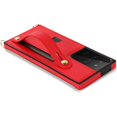 thumbnail image 2 of case for Samsung Galaxy S21 Ultra Wallet Case, Removable Adjustable Leather Strap Crossbody Card Holders Case Neck Strap Lanyard Purse Shoulder Strap Purse Case for Samsung Galaxy S21 Ultra 5G KB Red, 2 of 14