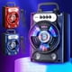 thumbnail image 1 of Altavoz Bluetooth portátil con subwoofer - altavoz inalámbrico de 20W, altavoz de 4", batería de 5 horas, radio AUX/USB/FM, micrófono de karaoke para exteriores y hogares, 1 of 4
