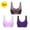 Purple, variant on Jacenvly New Sports Bras for Women 3Pc Plus Size Bras Padded Seamless Sleepwear Yoga Bra Wireless Underwear Comfort Fit Bras for Women No Underwire