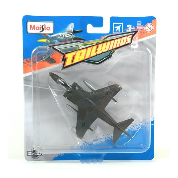 Maisto Tailwinds Camo AV-8B Harrier II Jet Die-Cast Metal 4 Inch Replica Aircraft