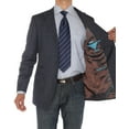 thumbnail image 5 of Mens Blue Modern Fit Blazer Luciano Natazzi 2 Button Suit, 5 of 5
