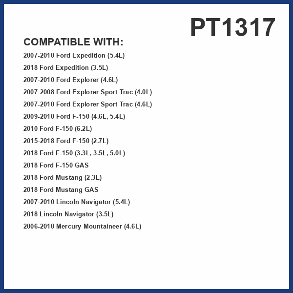PG Automatic Transmission Filter PT1317 | Fits 2018 Ford Mustang, 2007-10 Explorer Sport Trac, 2007-18 Expedition, 2009-18 F-150, 2009-18 Lincoln Navigator