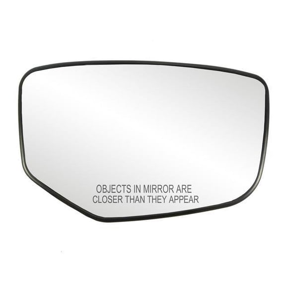 80215 - Fit System Passenger Side Non-heated Mirror Glass w/ backing plate, Honda Accord 08-12, 4 7/ 8" x 7 5/ 8" x 7 3/ 4", will not fit Crosstour