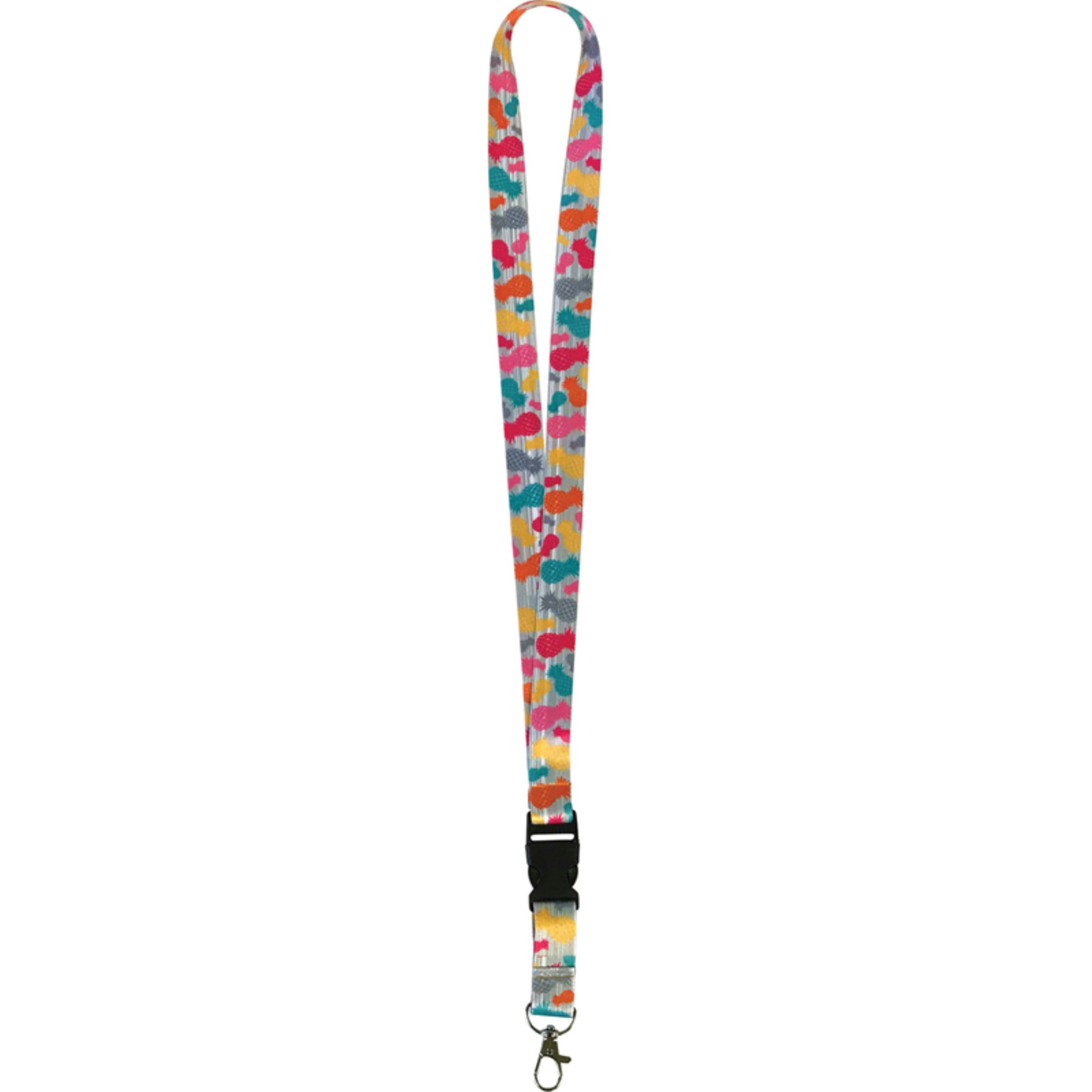 Cocktail drinks  safety lanyard breakaway rose 2 sizes ID badge Tropical funky 