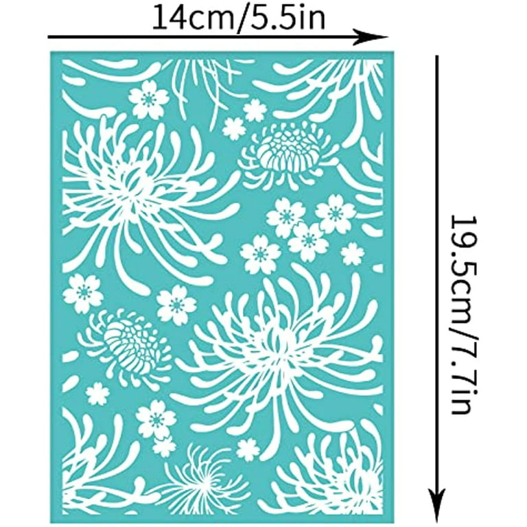 Self-Adhesive Silk Screen Stencils Reusable for Painting Wall Decoration  for T-Shirt Handbags Diy Scrapbooking
