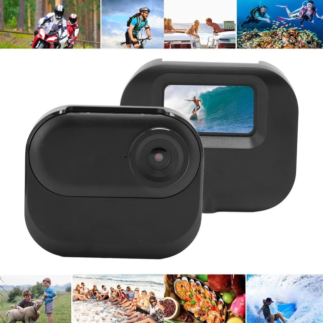 Mini Cámara de Acción para Pulgar, Cámara de Cuerpo Pequeño 1080p Con Pantalla de 0,96 Pulgadas, Cámaina para Casco Con Grabador de Vídeo Portátil, Antivibiónón