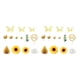 thumbnail image 1 of Naiovety Decoraciones delicadas para pasteles - Exquisitas decoraciones bohemias llamativas Topper Vintage Boho Cake Topper Set 12 conjunto 12 2Conjunto, 1 of 6