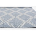 thumbnail image 3 of Momeni Hampton Geometric Blue Indoor Outdoor Rug 2'7" X 7'6" Runner, 3 of 6