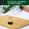 thumbnail image 4 of Royal Craft Wood Cutting Board Oil & Wax Applicator – Bamboo Round Applicator for Food Grade Mineral Oil, Wood Cutting Boards, Butcher Blocks & Utensils, 4 of 5