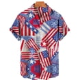 thumbnail image 3 of Camisas con estampado 3D de banderas de países para hombres, ropa de moda, blusas gráficas de nación simples, ropa de calle, blusas de vacaciones de manga corta para hombres, 3 of 5