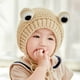 thumbnail image 5 of Gorro de punto de invierno Frog Eye | Gorro de punto cálido y ajustable para hombre y mujer | Gorro de poliéster para exteriores en verde, amarillo, beige, caqui y rojo, 5 of 6
