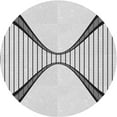thumbnail image 1 of Ahgly Company Indoor Round Patterned Off-White Novelty Area Rugs, 8' Round, 1 of 6