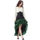 thumbnail image 5 of Blusa de manga larga con cuello redondo y color liso para mujer, conjunto de corsé con falda con volantes y vestido de Cosplay de Halloween, vestido de poliéster para mujer, 5 of 6