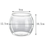 Pet Supplies Fish Tank Clear Container Plastic Plants Desk Clear Ecologically Bottle Tabletop Ornament Desk Fish Tank Fish Living Tank